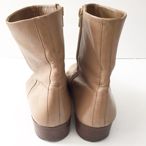 COPY - YSL | Tan Vintage Ankle Boots - Picture 4 of 8